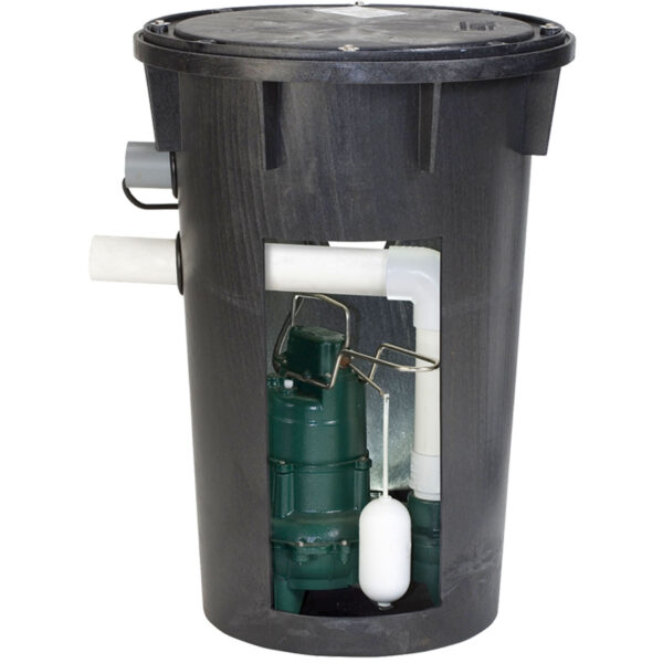 912 Simplex 18" x 30" Side Discharge Sewage Package with M264