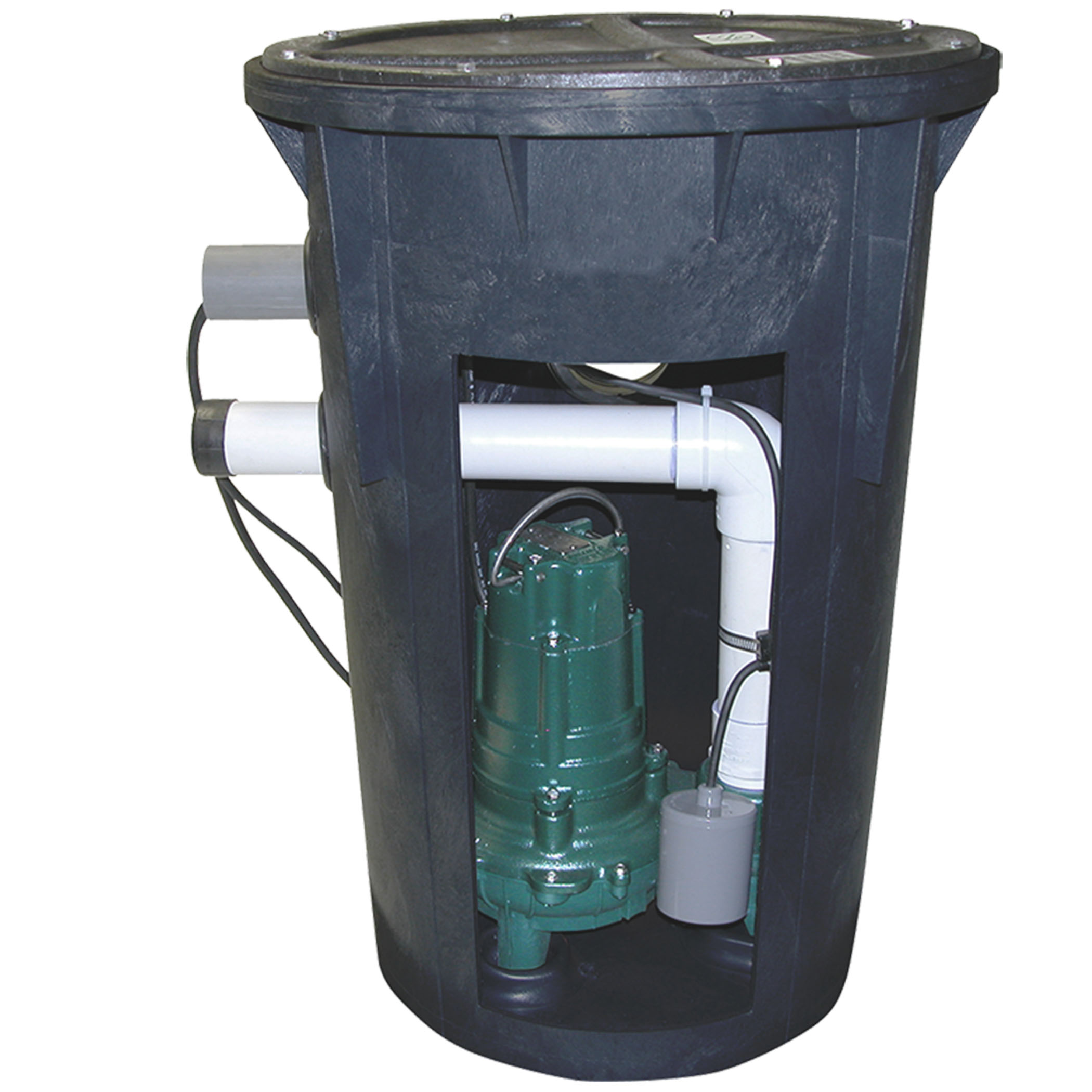 912 Simplex 18" x 30" Side Discharge Sewage Package with BN264